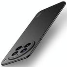 For vivo X200 Pro MOFI Fandun Series Frosted PC Ultra-thin All-inclusive Phone Case(Black) - 1
