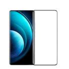 For vivo X100 / 100 Pro PINWUYO 9H 3D Hot Bending Tempered Glass Film(Black) - 1