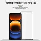 For vivo iQOO 13 PINWUYO 9H 3D Hot Bending Tempered Glass Film(Black) - 2