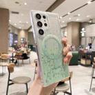 For Samsung Galaxy S23+ 5G MagSafe Glitter Hybrid Clear TPU Phone Case(Green) - 1