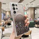 For Samsung Galaxy S25 Ultra 5G MagSafe Glitter Hybrid Clear TPU Phone Case(Black) - 1