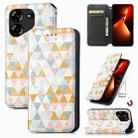 For Tecno Pova 5 4G CaseNeo Colorful Magnetic Leather Phone Case(Rhombus) - 1