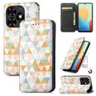 For Tecno Spark Go 2024 CaseNeo Colorful Magnetic Leather Phone Case(Rhombus) - 1