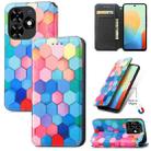 For Tecno Spark Go 2024 CaseNeo Colorful Magnetic Leather Phone Case(Colorful Cube) - 1
