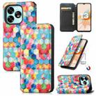 For UMIDIGI A15 CaseNeo Colorful Magnetic Leather Phone Case(Magic Space) - 1