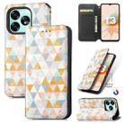 For UMIDIGI A15 CaseNeo Colorful Magnetic Leather Phone Case(Rhombus) - 1