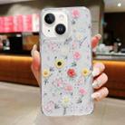 For iPhone 14 Plus Spring Garden Epoxy TPU Phone Case(F01 Love of Butterfly) - 1