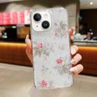 For iPhone 14 Plus Spring Garden Epoxy TPU Phone Case(F04 French Flowers) - 1