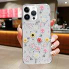 For iPhone 14 Pro Spring Garden Epoxy TPU Phone Case(F01 Love of Butterfly) - 1