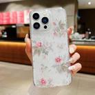 For iPhone 13 Pro Spring Garden Epoxy TPU Phone Case(F04 French Flowers) - 1