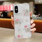 For iPhone X / XS Spring Garden Epoxy TPU Phone Case(F04 French Flowers) - 1