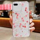 For iPhone 7 Plus / 8 Plus Spring Garden Epoxy TPU Phone Case(F03 Red Plum) - 1