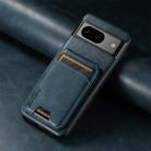 For Google Pixel 6 Suteni H02 Leather Wallet Stand Back Phone Case(Blue) - 2