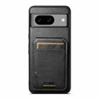 For Google Pixel 9 Suteni H02 Leather Wallet Stand Back Phone Case(Black) - 1
