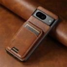 For Google Pixel 10 Pro Suteni H02 Leather Wallet Stand Back Phone Case(Brown) - 2