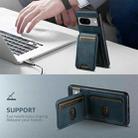 For Google Pixel 10 Pro XL Suteni H02 Leather Wallet Stand Back Phone Case(Blue) - 3