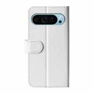 For Google Pixel 9 / 9 Pro R64 Texture Horizontal Flip Leather Phone Case(White) - 3