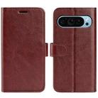 For Google Pixel 9 / 9 Pro R64 Texture Horizontal Flip Leather Phone Case(Brown) - 1