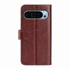 For Google Pixel 9 / 9 Pro R64 Texture Horizontal Flip Leather Phone Case(Brown) - 3