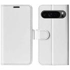For Google Pixel 9 Pro XL R64 Texture Horizontal Flip Leather Phone Case(White) - 1