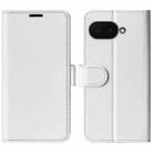For Google Pixel 9a R64 Texture Horizontal Flip Leather Phone Case(White) - 1