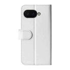 For Google Pixel 9a R64 Texture Horizontal Flip Leather Phone Case(White) - 3