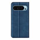 For Google Pixel 9 / 9 Pro Retro-skin Magnetic Suction Leather Phone Case(Dark Blue) - 3