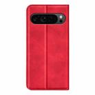 For Google Pixel 9 Pro XL Retro-skin Magnetic Suction Leather Phone Case(Red) - 3