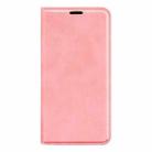 For Google Pixel 9a Retro-skin Magnetic Suction Leather Phone Case(Pink) - 2