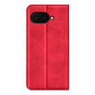 For Google Pixel 9a Retro-skin Magnetic Suction Leather Phone Case(Red) - 3