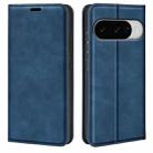 For Google Pixel 10 / 10 Pro Retro-skin Magnetic Suction Leather Phone Case(Dark Blue) - 1