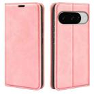 For Google Pixel 10 / 10 Pro Retro-skin Magnetic Suction Leather Phone Case(Pink) - 1