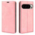 For Google Pixel 10 Pro XL Retro-skin Magnetic Suction Leather Phone Case(Pink) - 1