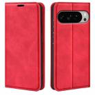 For Google Pixel 10 Pro XL Retro-skin Magnetic Suction Leather Phone Case(Red) - 1