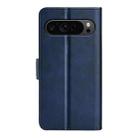 For Google Pixel 9 Pro XL Dual-side Magnetic Buckle Horizontal Flip Leather Phone Case(Dark Blue) - 3