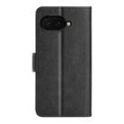 For Google Pixel 9a Dual-side Magnetic Buckle Horizontal Flip Leather Phone Case(Black) - 3