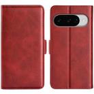 For Google Pixel 10 / 10 Pro Dual-side Magnetic Buckle Horizontal Flip Leather Phone Case(Red) - 1