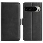 For Google Pixel 10 Pro XL Dual-side Magnetic Buckle Horizontal Flip Leather Phone Case(Black) - 1