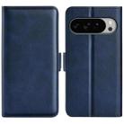 For Google Pixel 10 Pro XL Dual-side Magnetic Buckle Horizontal Flip Leather Phone Case(Dark Blue) - 1