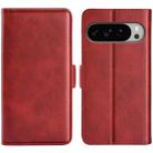 For Google Pixel 10 Pro XL Dual-side Magnetic Buckle Horizontal Flip Leather Phone Case(Red) - 1