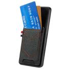 For Xiaomi 14 Pro Denim Texture Leather Skin Phone Case with Card Slot(Black) - 2