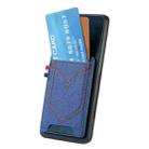 For Xiaomi 14 Pro Denim Texture Leather Skin Phone Case with Card Slot(Blue) - 2