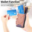 For Xiaomi 14 Pro Denim Texture Leather Skin Phone Case with Card Slot(Purple) - 3