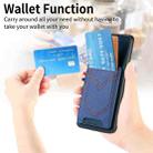 For Xiaomi 14 Denim Texture Leather Skin Phone Case with Card Slot(Blue) - 3