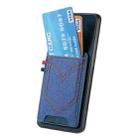 For Xiaomi Redmi Note 14 Pro+ 5G Denim Texture Leather Skin Phone Case with Card Slot(Blue) - 2