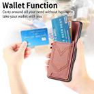 For Xiaomi Redmi Note 14 Pro+ 5G Denim Texture Leather Skin Phone Case with Card Slot(Pink) - 3