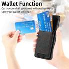For Redmi Turbo 4 Denim Texture Leather Skin Phone Case with Card Slot(Black) - 3