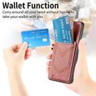 For Xiaomi Poco X7 Pro Denim Texture Leather Skin Phone Case with Card Slot(Pink) - 3