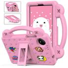 For Xiaomi Redmi Pad SE 4G 8.7 Handle Kickstand Children EVA Shockproof Tablet Case(Pink) - 1