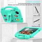 For Xiaomi Redmi Pad SE 4G 8.7 Handle Kickstand Children EVA Shockproof Tablet Case(Mint Green) - 3